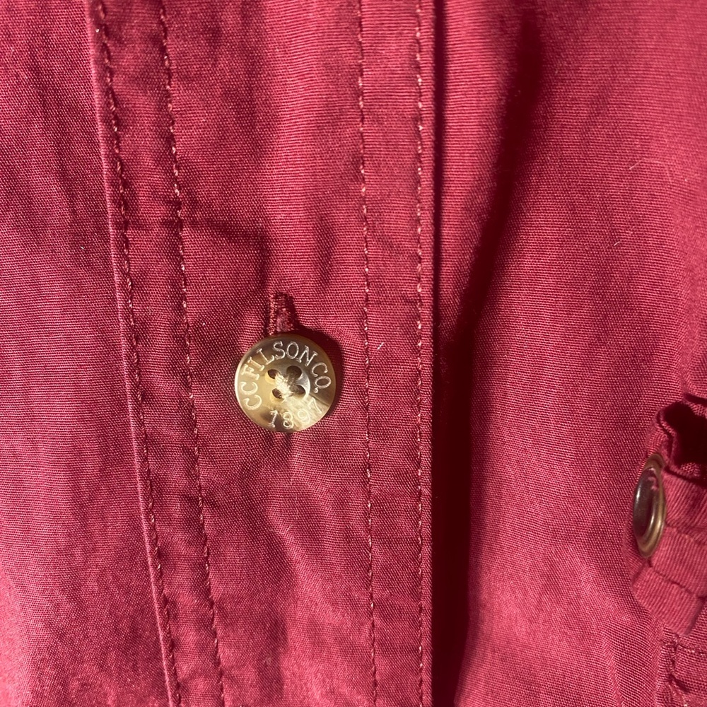 Filson Maroon Shirt - Picture 4 of 4